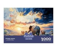 Sinoshow_24085_a_breathtaking_sunset_over_an_african_savannah_w_64c0efde-dc89-4c0b-a9db-4858216ebc87_1 1000 Pieces Jigsaw Fun Challenging & Brainteasing Jigsaw Puzzle, Vibrant Imagery
