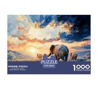 Sinoshow_24085_a_breathtaking_sunset_over_an_african_savannah_w_64c0efde-dc89-4c0b-a9db-4858216ebc87_1 1000 Pieces Jigsaw Fun Challenging & Brainteasing Puzzle Game, Unique Challenging Educational To