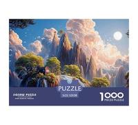 Sinoshow_24085_a_breathtaking_waterfall_cascades_down_the_rugge_6c37c7ba-f8e9-44a1-8c5c-141e21cf6a77_2 1000 Pieces Jigsaw Challenging And Educational Jigsaw Puzzle, Unique Challenging Educational Toy