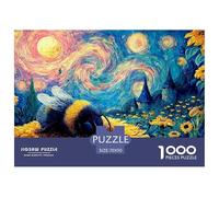 Sinoshow_24085_a_bumblebee_sleeping_on_sunflower_petals_hyper_r_8f996c4b-506c-4274-9cc2-cb780fd9757f_2 1000 Pieces Puzzles Impossible Hard Difficult Puzzle Game, Stress Releasing Family Game, Family