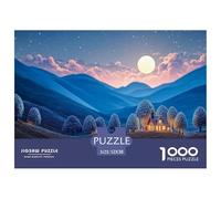 Sinoshow_24085_a_cabin_in_the_mountains_nestled_next_to_a_body__96140544-e0f1-4b79-8f28-0b668491969d_1 1000 Pieces Puzzles Impossible Hard Difficult Jigsaw Puzzle, Vibrant Imagery, Bir