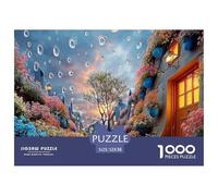 Sinoshow_24085_a_charming_street_scene_with_colorful_flowers_in_39a13a9e-ab48-47cd-956f-c7f49a7464eb_3 1000 Pieces Jigsaw Impossible Hard Difficult Jigsaw Puzzle, Unique Challenging Educational Toys,