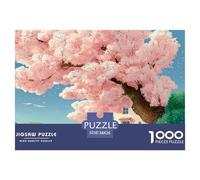 Sinoshow_24085_a_cherry_blossom_tree_two_cats_sitting_under_the_17d608ea-9366-4e49-9905-3ff015e8396e_3 1000 Pieces Jigsaw Fun Challenging & Brainteasing Jigsaw Puzzle, Vibrant Imagery
