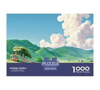 Sinoshow_24085_a_colorful_train_is_running_on_the_grassland_sur_b959f54d-f3cf-44ef-b2e5-93782a718806_3 1000 Pieces Jigsaw Fun Challenging & Brainteasing Puzzle Game, Stress Releasing Family Game, Bir