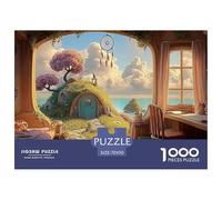 Sinoshow_24085_a_cozy_bedroom_with_a_wooden_desk_and_chair_book_e519d11e-3e87-41db-bea7-ad2b65a8ea54_1 1000 Pieces Puzzles Impossible Hard Difficult Jigsaw Puzzle, Unique Challenging Educational Toys