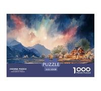 Sinoshow_24085_a_cozy_cabin_nestled_in_the_mountains_surrounded_a0d52e8d-55d7-4548-880b-f5838006d69c_4 1000 Pieces Puzzles Impossible Hard Difficult Jigsaw Puzzle, Unique Challenging Educational Toys