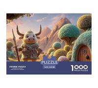 Sinoshow_24085_a_cute_and_simple_little_cow_character_dressed_i_b4a68f4d-5a6b-4a34-b36d-42ec3d3933ed_3 1000 Pieces Jigsaw Fun Challenging & Brainteasing Puzzle Game, Unique Challenging Educational To