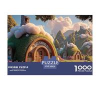 Sinoshow_24085_a_cute_fantasy_village_with_gnomes_and_fairies_w_71a00cfc-14c8-4593-990a-ea6974fb2d3b_4 1000 Pieces Puzzles Impossible Hard Difficult Jigsaw Puzzle, Vibrant Imagery, Fam
