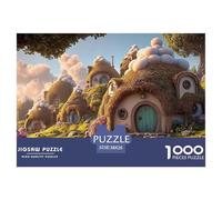 Sinoshow_24085_a_cute_fantasy_village_with_gnomes_and_fairies_w_71a00cfc-14c8-4593-990a-ea6974fb2d3b_1 1000 Pieces Puzzles Impossible Hard Difficult Jigsaw Puzzle, Unique Challenging Educational Toys