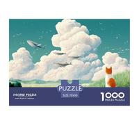 Sinoshow_24085_a_cute_illustration_of_an_orange_and_white_cat_w_7b8a2035-89dc-40fa-ba71-6255e47b0399_1 1000 Pieces Puzzles Impossible Hard Difficult Puzzle Game, Vibrant Imagery, Birth