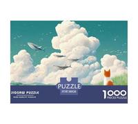 Sinoshow_24085_a_cute_illustration_of_an_orange_and_white_cat_w_7b8a2035-89dc-40fa-ba71-6255e47b0399_1 1000 Pieces Jigsaw Fun Challenging & Brainteasing Puzzle Game, Stress Releasing Family Game, Bir