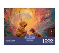 Sinoshow_24085_a_cute_little_boy_wearing_an_amber_and_gray_wind_639359b6-53c8-4ba9-a229-c5247d1a8ed7_2 1000 Pieces Jigsaw Impossible Hard Difficult Jigsaw Puzzle, Vibrant Imagery, Fami