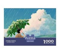 Sinoshow_24085_a_cute_little_girl_is_holding_an_umbrella_made_o_a55ddb0e-76c9-457b-9da6-5cd2f34b4f44_3 1000 Pieces Puzzles Impossible Hard Difficult Jigsaw Puzzle, Stress Releasing Family Game, Birth