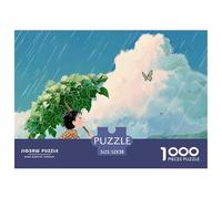 Sinoshow_24085_a_cute_little_girl_is_holding_an_umbrella_made_o_a55ddb0e-76c9-457b-9da6-5cd2f34b4f44_3 1000 Pieces Jigsaw Fun Challenging & Brainteasing Jigsaw Puzzle, Vibrant Imagery