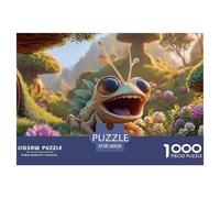 Sinoshow_24085_a_cute_little_grasshopper_with_big_eyes_and_a_wi_37ca3523-53ae-4b76-9a66-51d198ba6685_4 1000 Pieces Puzzles Impossible Hard Difficult Jigsaw Puzzle, Vibrant Imagery, Bir
