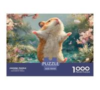 Sinoshow_24085_a_cute_little_hamster_is_dancing_with_its_back_a_5b74e418-2981-4534-a3e0-933de46a09b9_2 1000 Pieces Jigsaw Fun Challenging & Brainteasing Jigsaw Puzzle, Stress Releasing Family Game, F
