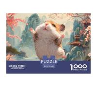 Sinoshow_24085_a_cute_little_hamster_is_dancing_with_its_back_t_42be3ccc-e234-4a8f-bd40-bacb3747bb36_1 1000 Pieces Jigsaw Fun Challenging & Brainteasing Puzzle Game, Stress Releasing Family Game, Fam