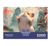 Sinoshow_24085_a_cute_little_hamster_is_dancing_with_its_back_t_42be3ccc-e234-4a8f-bd40-bacb3747bb36_1 1000 Pieces Puzzles Impossible Hard Difficult Puzzle Game, Unique Challenging Educational Toys,