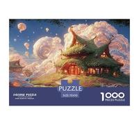 Sinoshow_24085_a_cute_little_house_made_of_green_grass_with_whi_ed9e2288-2249-4bad-b8a0-c4f26edfff53_3 1000 Pieces Puzzles Impossible Hard Difficult Puzzle Game, Vibrant Imagery, Birth