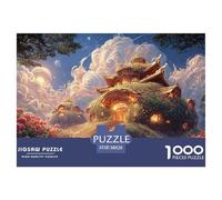 Sinoshow_24085_a_cute_little_house_made_of_green_grass_with_whi_ed9e2288-2249-4bad-b8a0-c4f26edfff53_4 1000 Pieces Jigsaw Fun Challenging & Brainteasing Puzzle Game, Vibrant Imagery, F