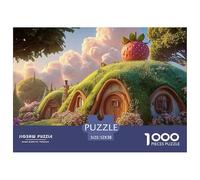 Sinoshow_24085_a_cute_little_house_with_green_grass_on_the_roof_ea8fd3a6-40b6-44cc-ae95-22aa8cce76b6_3 1000 Pieces Jigsaw Fun Challenging & Brainteasing Puzzle Game, Stress Releasing Family Game, Fam