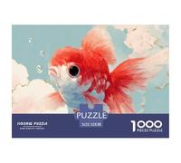 Sinoshow_24085_a_cute_little_red_and_blue_goldfish_in_the_style_648bbc3f-ff5b-4e1e-8ff1-2a62076e6a5e_4 1000 Pieces Jigsaw Fun Challenging & Brainteasing Puzzle Game, Vibrant Imagery, B