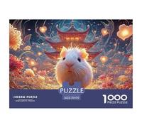 Sinoshow_24085_a_cute_little_white_guinea_pig_with_big_eyes_sur_5ef67e1a-4e80-4084-9e54-6fa89bfa826f_3 1000 Pieces Puzzles Impossible Hard Difficult Puzzle Game, Stress Releasing Family Game, Birthda