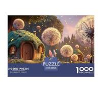 Sinoshow_24085_a_cute_little_white_rabbit_carrying_an_easter_ba_ad778ea6-93bb-41fc-b1f8-dc460e50c0b3_4 1000 Pieces Jigsaw Fun Challenging & Brainteasing Jigsaw Puzzle, Stress Releasing Family Game, F