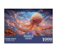 Sinoshow_24085_a_cute_octopus_swimming_under_the_sea_in_the_sty_869d21de-c9bf-4da4-abdc-06c9ce2e92ad_3 1000 Pieces Jigsaw Fun Challenging & Brainteasing Puzzle Game, Stress Releasing Family Game, Bir