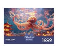 Sinoshow_24085_a_cute_octopus_swimming_under_the_sea_in_the_sty_869d21de-c9bf-4da4-abdc-06c9ce2e92ad_4 1000 Pieces Puzzles Impossible Hard Difficult Puzzle Game, Stress Releasing Family Game, Birthda
