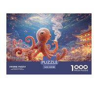 Sinoshow_24085_a_cute_octopus_with_an_expression_of_being_confu_c028fb2b-86d3-4e99-adbe-d6c13b7b0179_3 1000 Pieces Puzzles Impossible Hard Difficult Jigsaw Puzzle, Stress Releasing Family Game, Birth