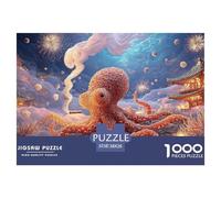 Sinoshow_24085_a_cute_octopus_with_an_expression_of_being_confu_c028fb2b-86d3-4e99-adbe-d6c13b7b0179_1 1000 Pieces Jigsaw Fun Challenging & Brainteasing Jigsaw Puzzle, Stress Releasing Family Game, B