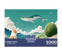 Sinoshow_24085_a_cute_orange_and_white_cat_is_watching_the_litt_cd80cea9-26ee-45ea-be85-715d0f917f0b_3 1000 Pieces Jigsaw Fun Challenging & Brainteasing Puzzle Game, Unique Challenging Educational To