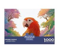 Sinoshow_24085_a_cute_parrot_in_the_style_of_quentin_blake_chil_cb098806-7cc5-4176-a184-3aded1d17533_4 1000 Pieces Puzzles Challenging And Educational Jigsaw Puzzle, Unique Challenging Educational To