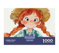 Sinoshow_24085_a_cute_red-haired_girl_with_pigtails_and_bangs_w_6019cf59-734d-4cdf-bbc8-d39232740e7d_1 1000 Pieces Puzzles Impossible Hard Difficult Jigsaw Puzzle, Vibrant Imagery, Bir