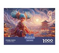 Sinoshow_24085_a_cute_red_oni_with_turquoise_hair_wearing_a_col_7b62aa15-e506-4c8b-9013-7f48e90b71e1_2 1000 Pieces Puzzles Impossible Hard Difficult Jigsaw Puzzle, Unique Challenging Educational Toys