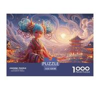 Sinoshow_24085_a_cute_red_oni_with_turquoise_hair_wearing_a_col_7b62aa15-e506-4c8b-9013-7f48e90b71e1_2 1000 Pieces Puzzles Impossible Hard Difficult Jigsaw Puzzle, Unique Challenging Educational Toys