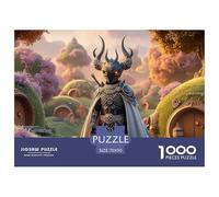 Sinoshow_24085_a_demon_king_wearing_black_armor_with_golden_acc_551e06bd-d28f-4c20-9df2-7e16d3bdbc83_2 1000 Pieces Puzzles Impossible Hard Difficult Puzzle Game, Stress Releasing Family Game, Birthda