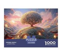 Sinoshow_24085_a_fantasy_world_where_cute_little_hobbits_live_i_961c6ba3-1aac-48f8-a8fb-52eb84bceb13_1 1000 Pieces Jigsaw Fun Challenging & Brainteasing Puzzle Game, Vibrant Imagery, B