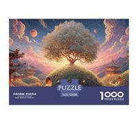 Sinoshow_24085_a_fantasy_world_where_cute_little_hobbits_live_i_961c6ba3-1aac-48f8-a8fb-52eb84bceb13_3 1000 Pieces Jigsaw Fun Challenging & Brainteasing Puzzle Game, Stress Releasing Family Game, Fam