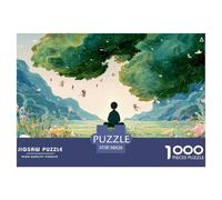 Sinoshow_24085_a_figure_meditating_in_the_lotus_position_surrou_2de0065f-2625-4eda-b0a5-27861cb8c28a_4 1000 Pieces Jigsaw Fun Challenging & Brainteasing Puzzle Game, Vibrant Imagery, F