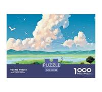 Sinoshow_24085_a_flat_illustration_depicting_the_songhua_river__3985849f-cc4c-4d7c-9419-0d2a65452c5b_1 1000 Pieces Puzzles Impossible Hard Difficult Jigsaw Puzzle, Vibrant Imagery, Fam