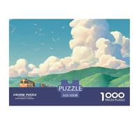 Sinoshow_24085_a_freight_train_is_driving_on_the_grassland_pass_35aae7fa-010d-46d1-9f07-914587d7a218_2 1000 Pieces Puzzles Impossible Hard Difficult Jigsaw Puzzle, Unique Challenging Educational Toys