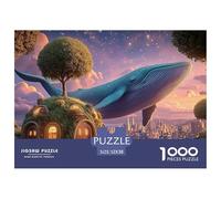 Sinoshow_24085_a_giant_blue_whale_glides_gracefully_above_the_c_bd54f7ba-863c-4df7-b5c3-0f0c3f880350_3 1000 Pieces Puzzles Challenging And Educational Jigsaw Puzzle, Unique Challenging Educational To