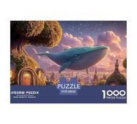Sinoshow_24085_a_giant_blue_whale_glides_gracefully_above_the_c_bd54f7ba-863c-4df7-b5c3-0f0c3f880350_1 1000 Pieces Puzzles Impossible Hard Difficult Puzzle Game, Stress Releasing Family Game, Family