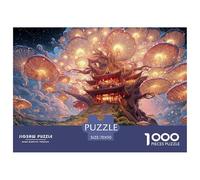 Sinoshow_24085_a_giant_mossy_tree_with_glowing_mushrooms_growin_a5a51e9f-ca92-4093-93f2-f6eeda50d3cd_2 1000 Pieces Jigsaw Fun Challenging & Brainteasing Puzzle Game, Stress Releasing Family Game, Fam