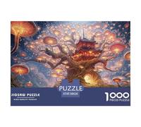 Sinoshow_24085_a_giant_mossy_tree_with_glowing_mushrooms_growin_a5a51e9f-ca92-4093-93f2-f6eeda50d3cd_4 1000 Pieces Puzzles Impossible Hard Difficult Puzzle Game, Stress Releasing Family Game, Family