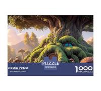 Sinoshow_24085_a_giant_mossy_tree_with_roots_that_form_the_shap_fdc463c3-6f1c-4835-a58f-97ed3e7af932_1 1000 Pieces Jigsaw Fun Challenging & Brainteasing Jigsaw Puzzle, Stress Releasing Family Game, B