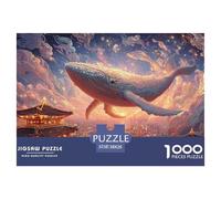 Sinoshow_24085_a_giant_whale_soars_over_the_city_with_a_pastel__68c4b22b-b850-4319-a52d-fb7ff6d73192_1 1000 Pieces Puzzles Impossible Hard Difficult Jigsaw Puzzle, Stress Releasing Family Game, Birth