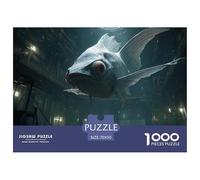 Sinoshow_24085_a_giant_white_fish_with_black_eyes_flying_inside_5263eca3-f1d0-4cf0-8de5-48f1bba9c6e7_4 1000 Pieces Puzzles Impossible Hard Difficult Jigsaw Puzzle, Stress Releasing Family Game, Birth
